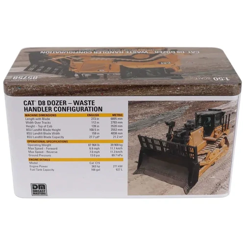 Diecast Masters - 1/50 Cat D8 Dozer (Waste Handler Configuration)