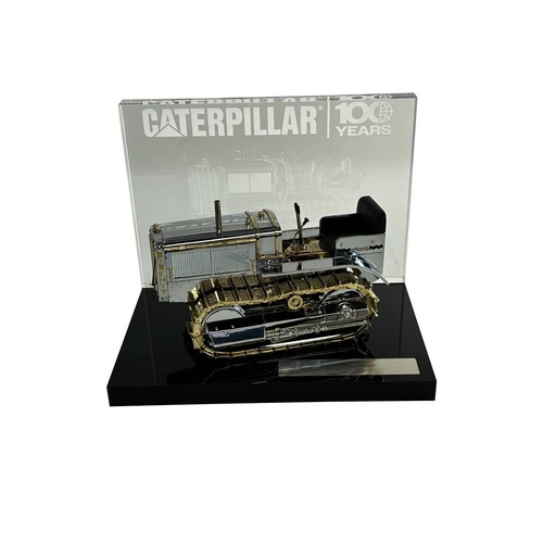 Diecast Masters - 1/16 Cat Twenty Tractor 100th Anniversary Chrome/Gold Plate