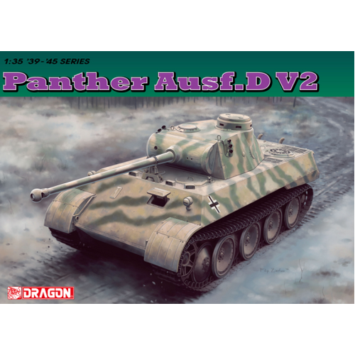 Dragon 1/35 Panther Ausf. D V2 Plastic Model Kit [6822]