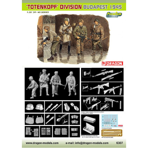 Dragon - 1/35 "TOTENKOPF" Division (Budapest 1945) Plastic Model Kit