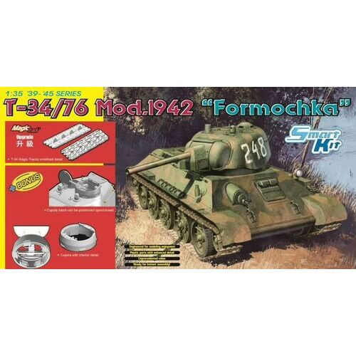 Dragon - 1/35 T-34/76 Mod.1942 "Formochka" Plastic Model Kit [6401]