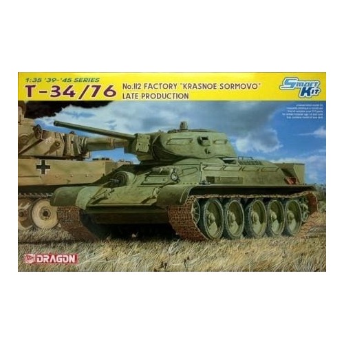 Dragon - 6479 1/35 T-34/76 No.112 Factory "Krasnoe Sormovo" Late Production Plastic Model Kit