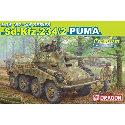 Dragon - 1/35 Sd.Kfz.234/2 Puma (Premium) Plastic Model Kit