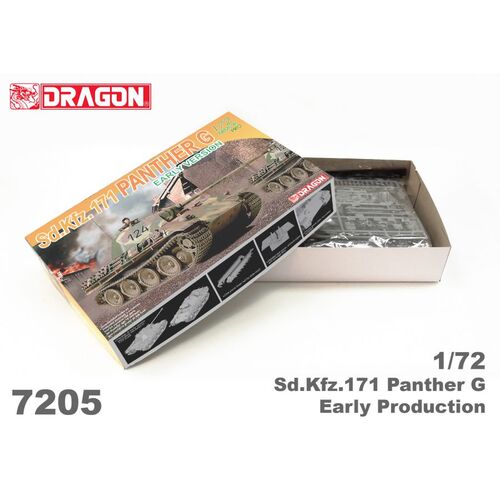Dragon - 1/72 Sd.Kfz.171 Panther G Early Production Plastic Model Kit