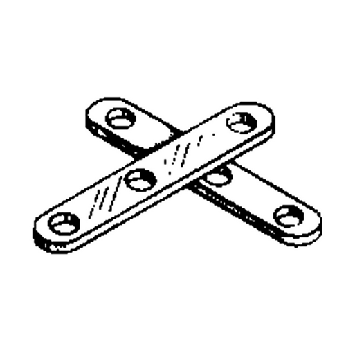 DUBRO 202 NICKEL PLATED STEEL STRAPS (4 PCS PER PACK)