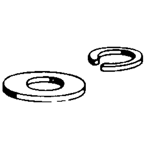 DUBRO 2110 4MM FLAT WASHERS (8 PCS PER PACK)