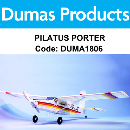 DUMAS 1806 40 INCH PILATUS PORTER R/C ELECTRIC POWERED