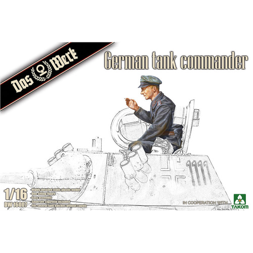 Das Werk 1/16 German Tank Commander Plastic Model Kit