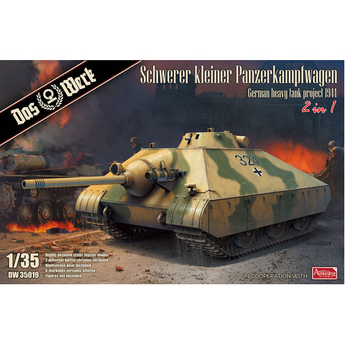 Das Werk 1/35 Schwerer Kleiner Panzerkampfwagen Plastic Model Kit [35019]