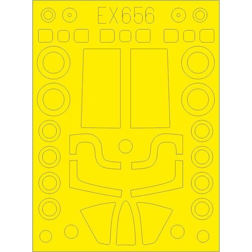 Eduard - EX656 1/48 U-2A Mask Set (AFV Club)