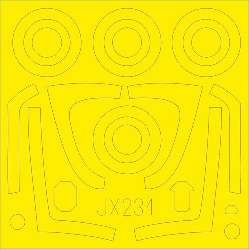 Eduard - JX231 1/32 F/A-18E Mask Set (Revell)
