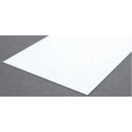 Evergreen White Polystyrene Sheet 0.125 x 12 x 24" / 3.2mm x 30cm x 61cm 2 pieces