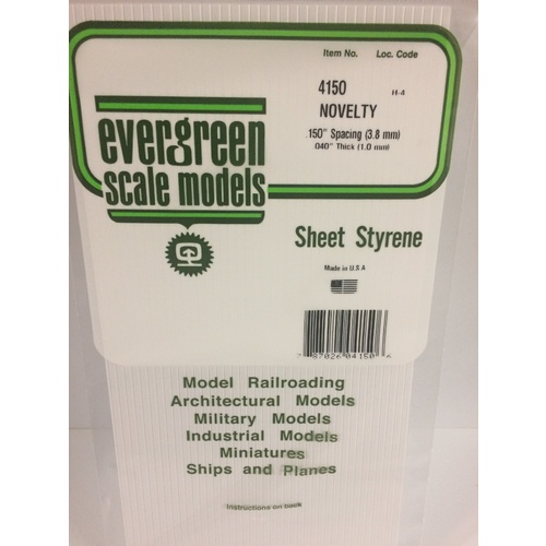 Evergreen - Novelty Siding .150 Spacing - #4150