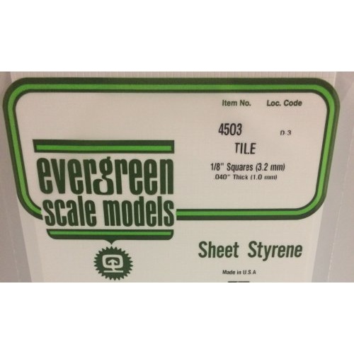 Evergreen - Tile 1/8 Square - #4503