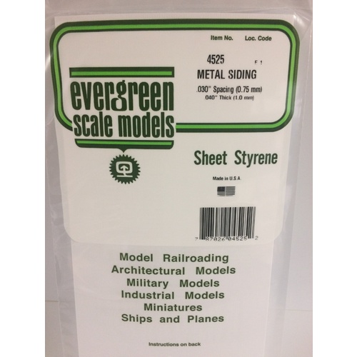 Evergreen - Metal Siding .030 Sp. - #4525