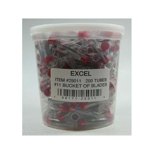 EXCEL 25011 BUCKET OF BLADES - 200 TUBES OF 5