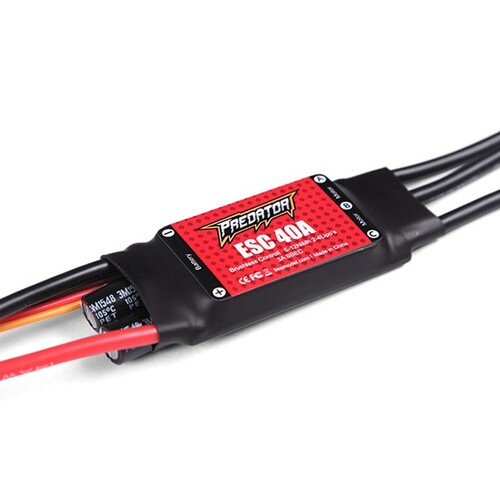 Predator 40amp ESC 2-4s 3A SBEC