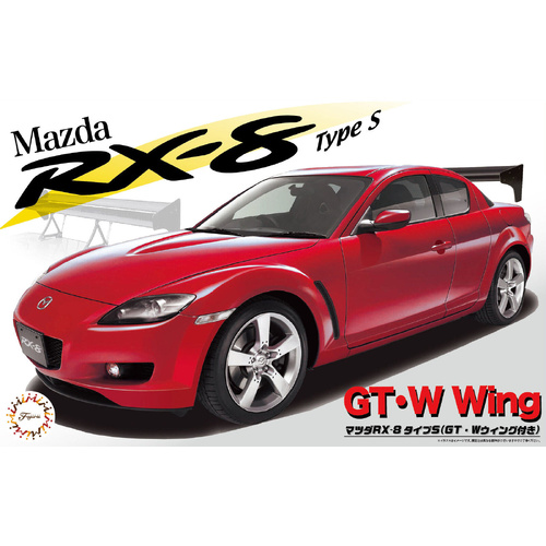 Fujimi 1/24 Mazda RX-8 Type S (w/GT W Wing) [ID-326] Plastic Model Kit