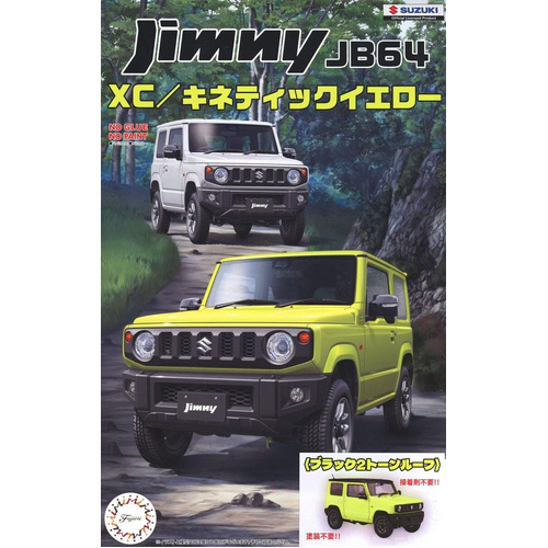 Fujimi - 1/24 Suzuki Jimny JB64 (Kinetic Yellow / Black 2 Tone Roof) [C-NX-17 EX-1] Plastic Model Kit