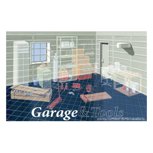 Fujimi - 1/24 Garage (Accessory) [GT-1] Plastic Model Kit