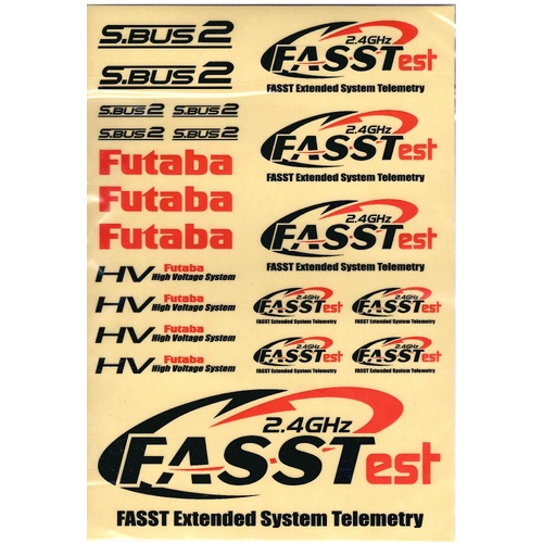 Futaba - FASSTest Decal Sheet