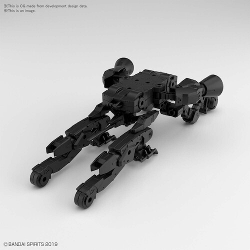 Bandai - 30MM 1/144 Extended Armament Vehicle (SPACE CRAFT Ver.)[BLACK] - G5060769