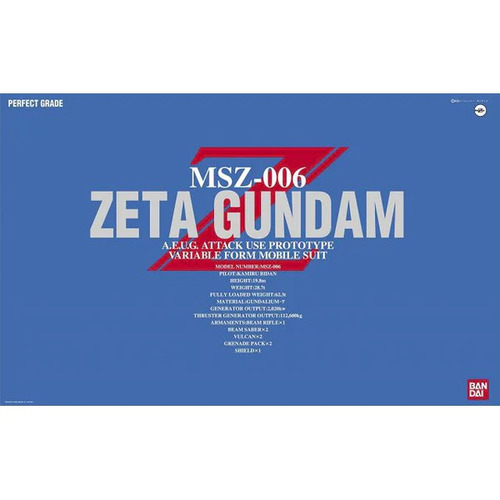 Bandai - PG 1/60 Zeta Gundam