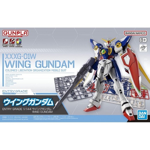 Bandai - Entry Grade 1/144 Wing Gundam