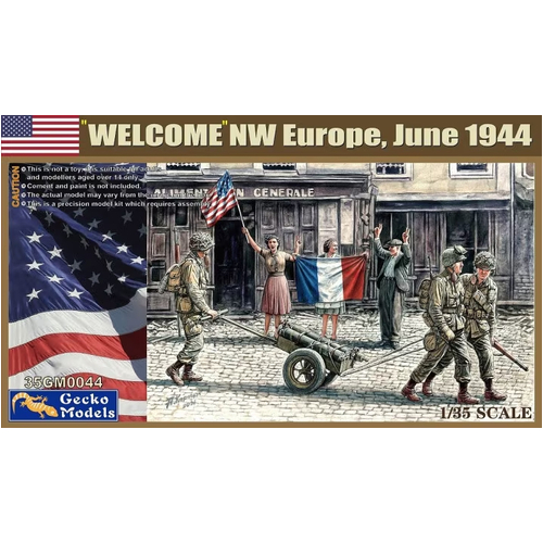 Gecko - 1/35 "WELCOME"  NW Europe June 1944 Plastic Model Kit