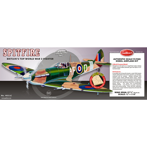 Guillows - Supermarine Spitfire Kit 28"