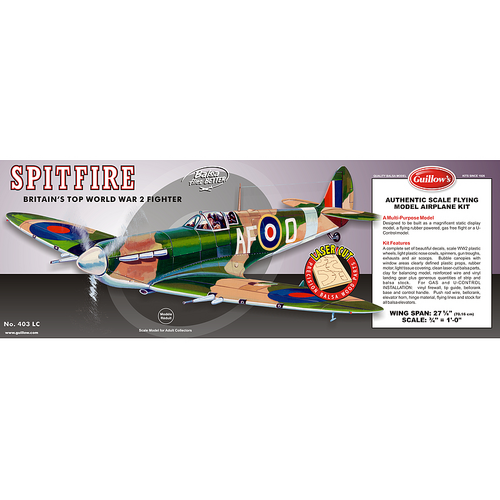 Guillows - Supermarine Spitfire Kit 28"