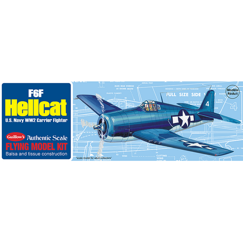 Guillows - Hellcat F6-F Balsa Kit 16.5in