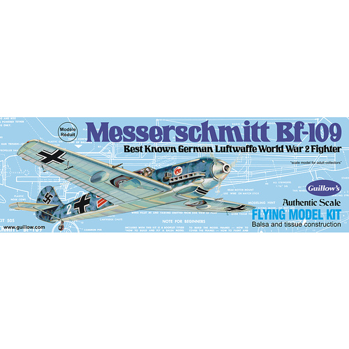 Guillows - Messerschmitt Bf-109 balsa model kit