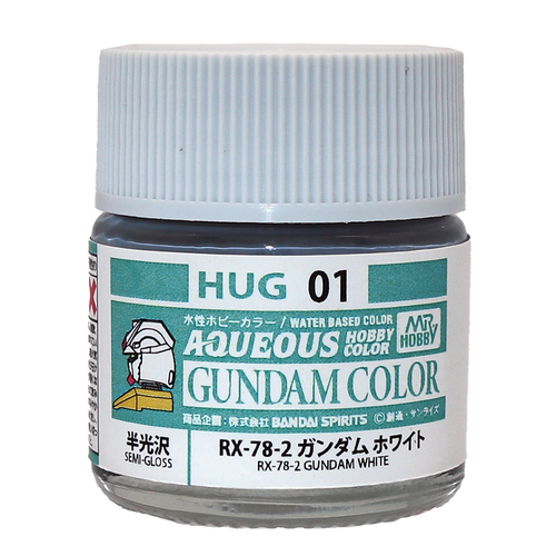 GSI - Aqueous Gundam Colour White 10ml -  HUG-01