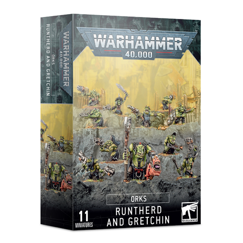 Warhammer 40k - Orks Runtherd and Gretchin (2021)