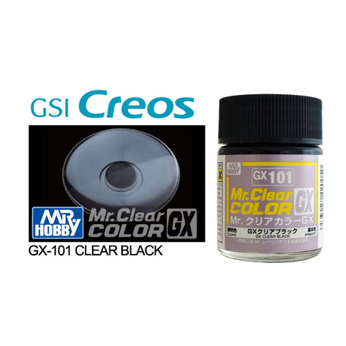 Mr Clear Color GX - Clear Black - GX-101