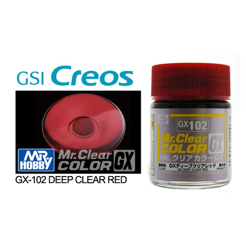 Mr Clear Color GX - Deep Clear Red - GX-102
