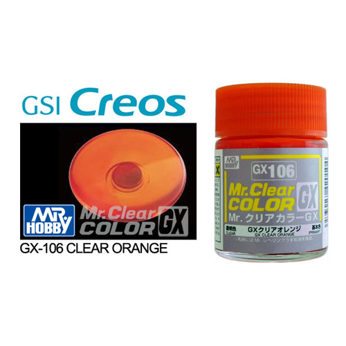 Mr Clear Color GX - Clear Orange - GX-106