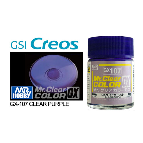 Mr Clear Color GX - Clear Purple - GX-107