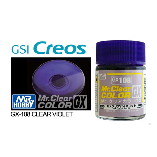 Mr Clear Color GX - Clear Violet - GX-108