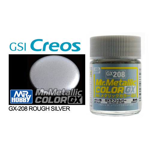 Mr Metallic Color GX - Rough Silver - GX-208