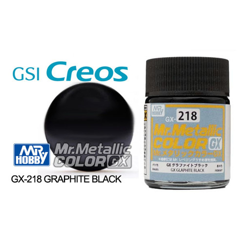 GSI - Mr Metallic Color GX Graphite Black - GX-218