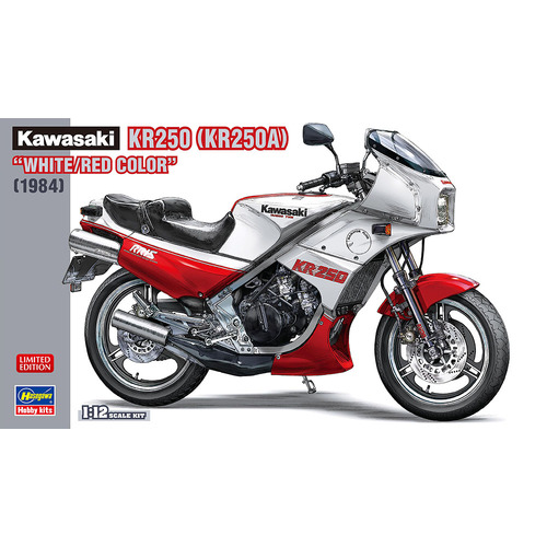Hasegawa - 1/12 Kawasaki KR250 (KR250A) "WHITE/RED COLOR"