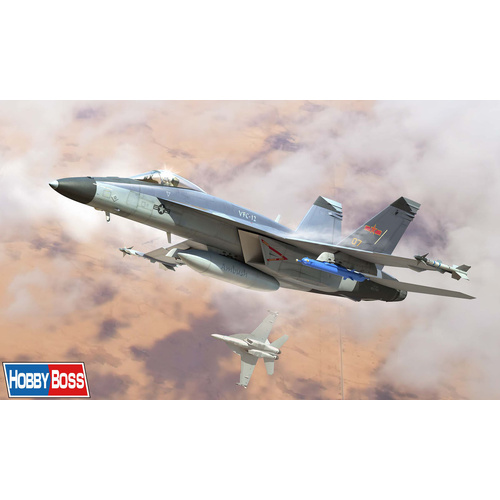 HobbyBoss - 1/48 F/A-18E Super Hornet VFC-12 Plastic Model Kit