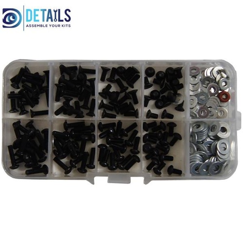 Hobby Details - Screw And Parts Box Set (180 Pce)