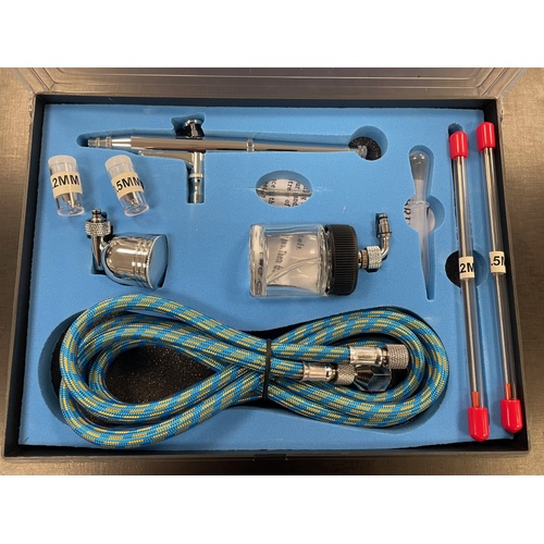 HSeng - Airbrush Side Feed Double Action Kit With Hose