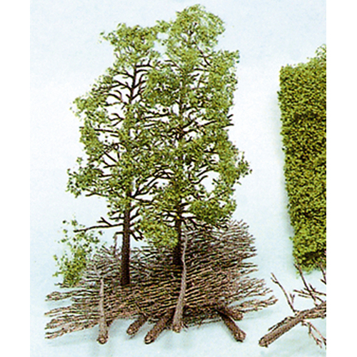 Heki - Kit 1O Trees -18cm+M/Grn Foliage