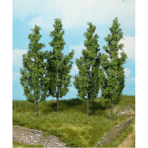 Heki - 4 Poplar Trees 14cm