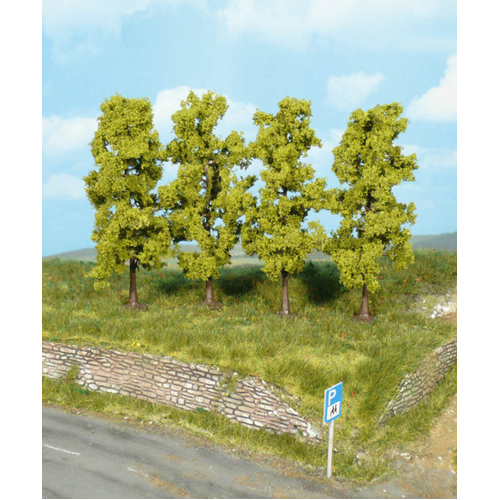 Heki - 4 Trees 11cm Lt Green