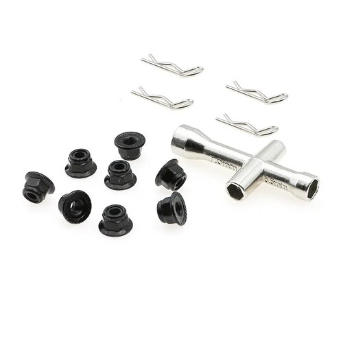 1/10 Car Accessory Set Wrench Nuts Pins